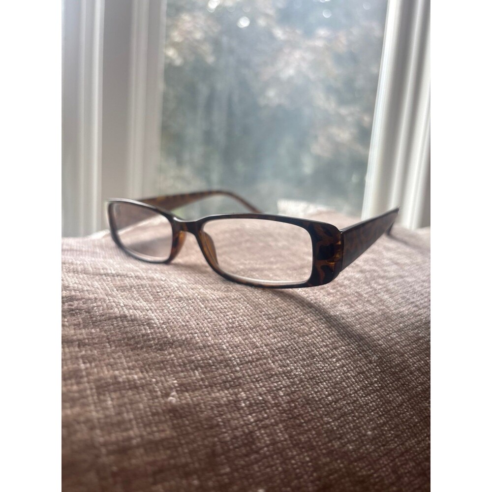 Jones New York JNR005 EKP Brown Tortoise Rectangle Eyeglasses Frames 53-17-140 - Picture 10 of 11